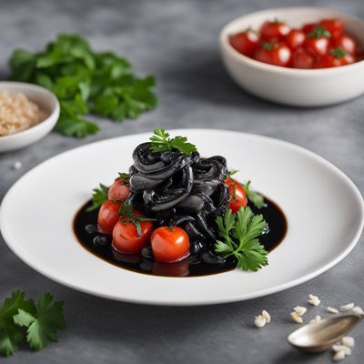 Luxembourgian-style Squid in Ink Sauce