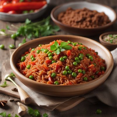 Macedonian Spiced Rice with Meat and Vegetables