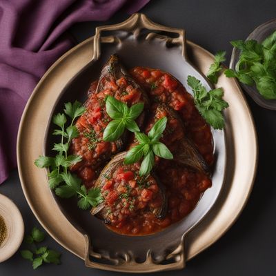 Macedonian Stuffed Eggplant (Malidzano)