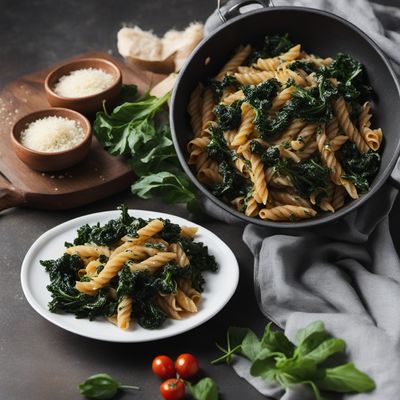 Macedonian-style Sausage and Kale Pasta