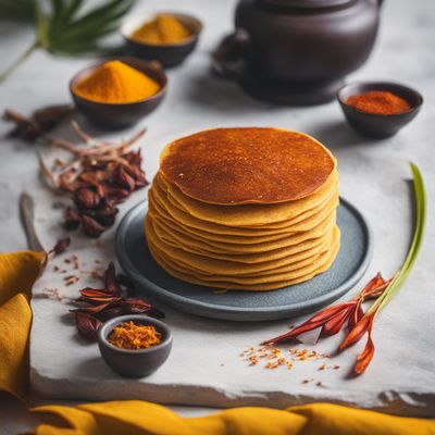 Malaysian Chinese Saffron Pancake