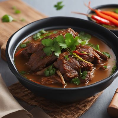 Malaysian Chinese-style Braised Lamb Head