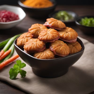 Malaysian Chinese Style Ham Biscuits