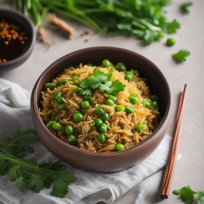 Malaysian Chinese Style Pea Rice