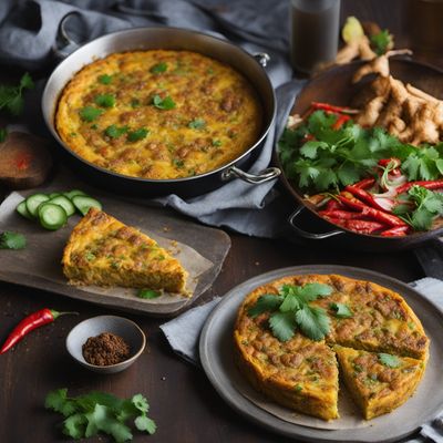 Malaysian-style Rendang Frittata