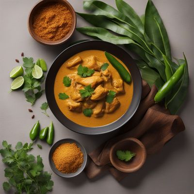 Maldivian Coconut Chicken Curry