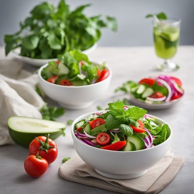 Maldivian-Inspired Fresh Vegetable Salad