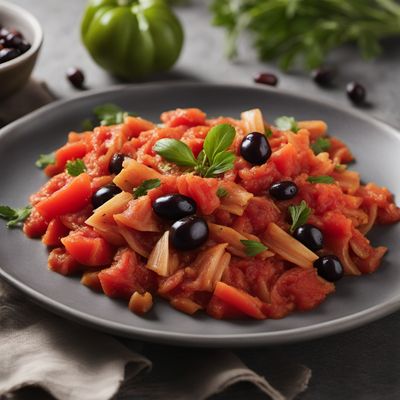 Maltese Stocafi with Tomato and Olives