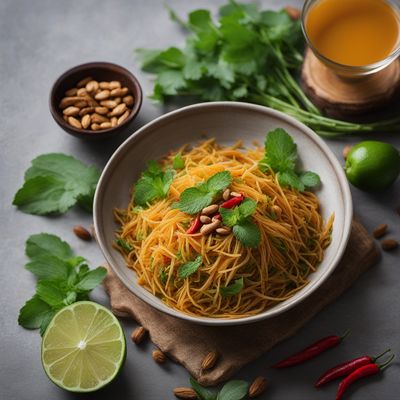 Malvani Spiced Green Papaya Salad