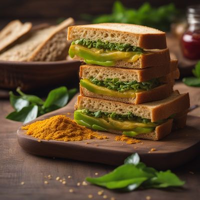 Mangalorean Catholic Style Triangular Sandwiches