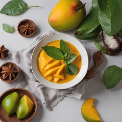 Mango in Coconut Sauce