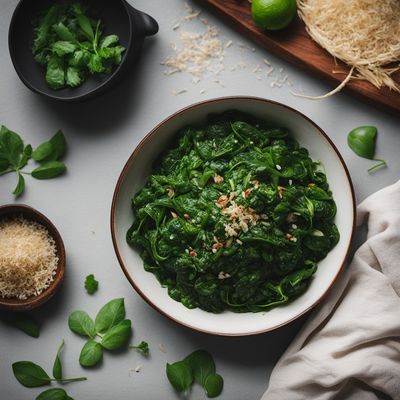 Martinican Spinach and Coconut Pkhali