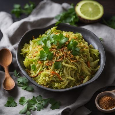 Melanesian Coconut Braised Cabbage