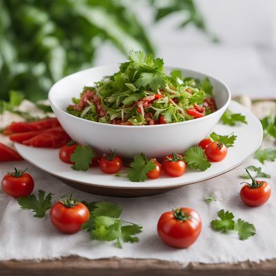 Melanesian Tomato and Coconut Salad