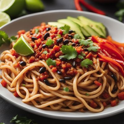 Mexican-American Spicy Udon Bowl