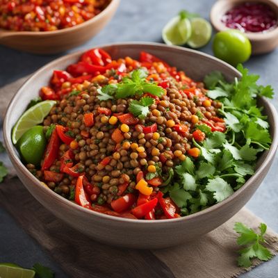 Mexican Lentil Salad