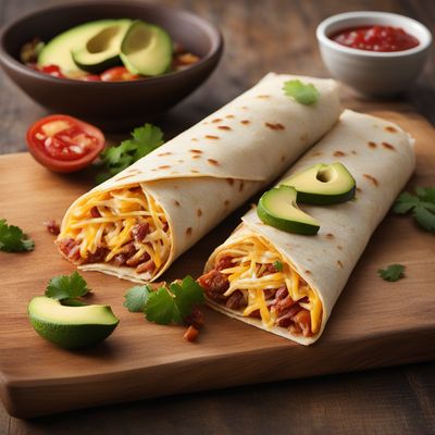 Mexican Sunrise Breakfast Burrito