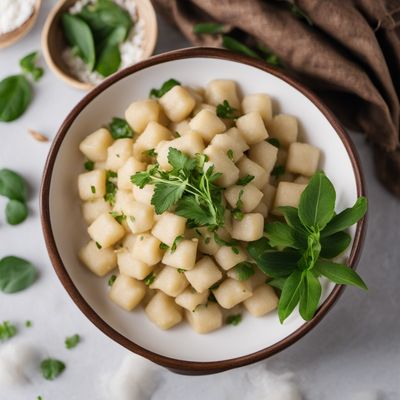 Micronesian Coconut Gnocchi