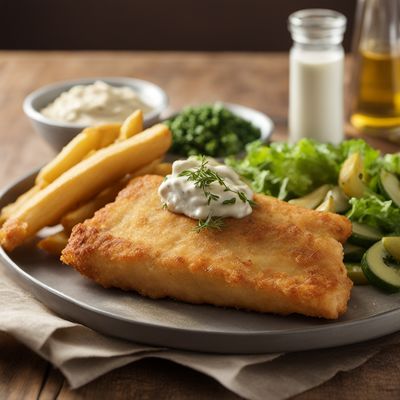 Midwestern American Skate Fish and Chips