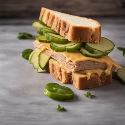 Midwestern American Style Pate Sandwich