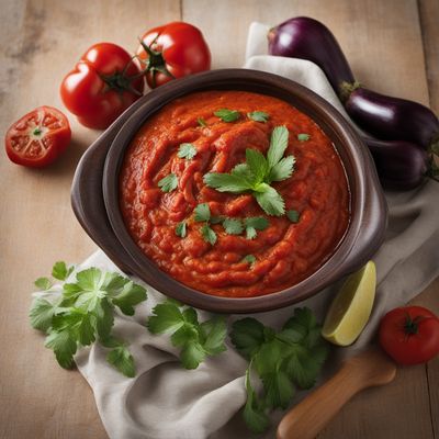 Mirza Ghassemi - Smoky Eggplant and Tomato Dip