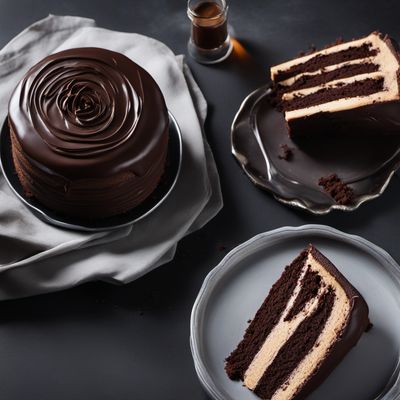 Míša řezy - Czech Chocolate Layered Cake