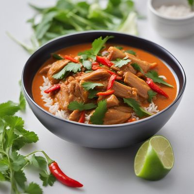 Mod Daeng Curry with Fragrant Jasmine Rice