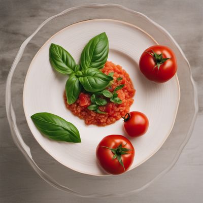 Moldovan-style Tomato and Basil Risotto