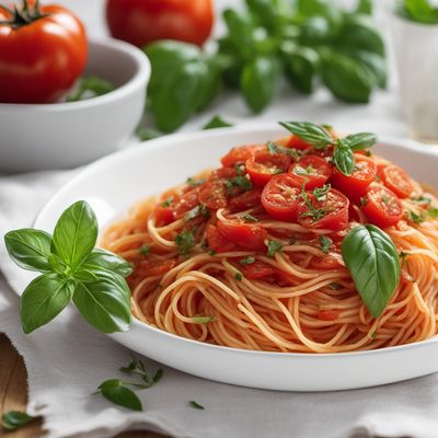 Moldovan-style Tomato and Herb Spaghetti