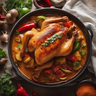 Molote de Pollo (Chicken Molote)