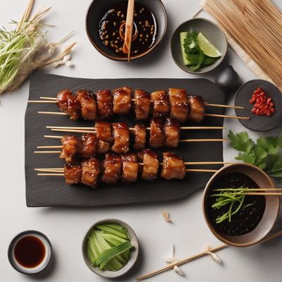 Momo Yakitori with Teriyaki Glaze