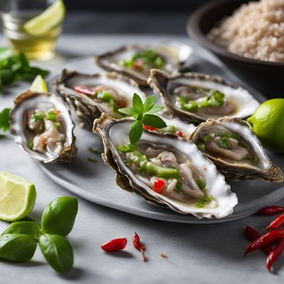 Monégasque-style Oyster Ceviche