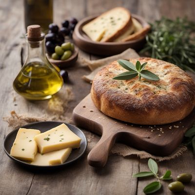 Montenegrin Cheese and Olive Bread