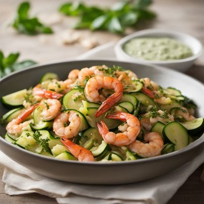 Montenegrin-style Zucchini with Shrimp