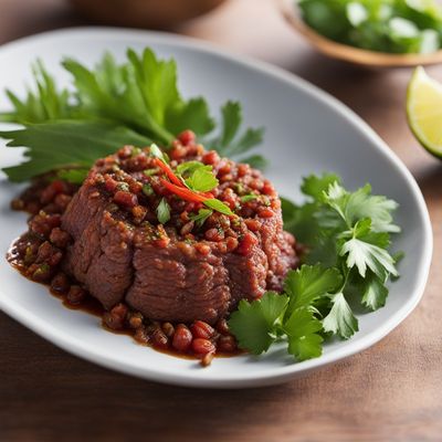 Montserratian Spiced Beef Tartare