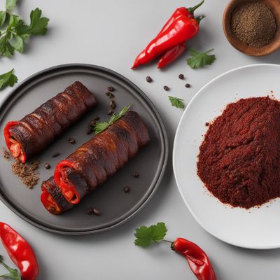 Morcilla Patatera with Roasted Red Peppers