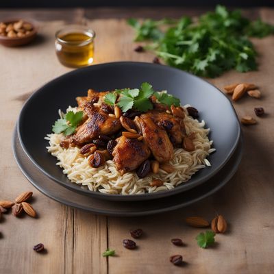 Moroccan Spiced Chicken with Caramelized Onions and Raisins