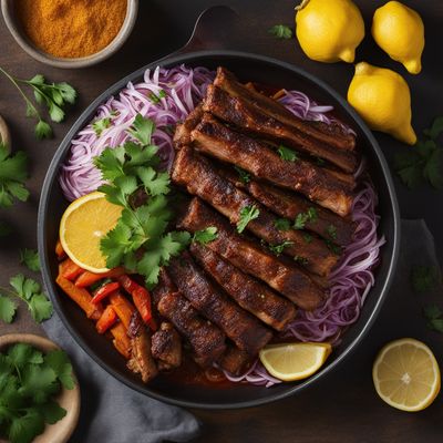 Moroccan-style Grilled Pork Ribs