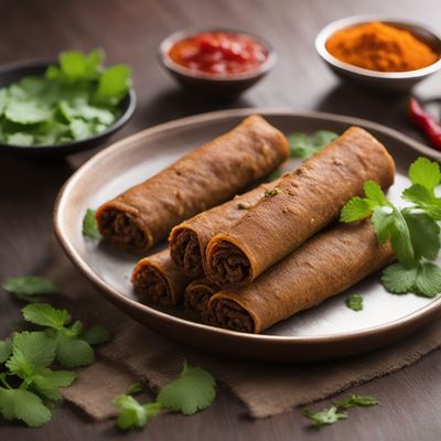 Mouthwatering Mutton Seekh Roll