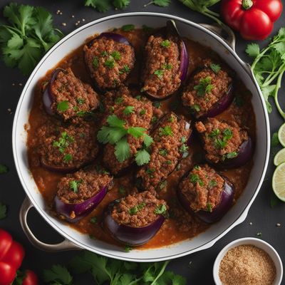 Mubattan Kusha - Silesian Style Stuffed Eggplant