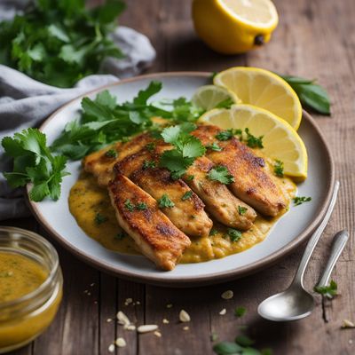 Mughlai Lemon Chicken Scallopini