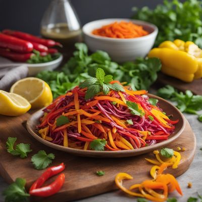 Muhajir-inspired Vegetable Salad