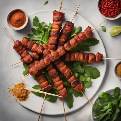 Muhajir Spiced Sausage Skewers