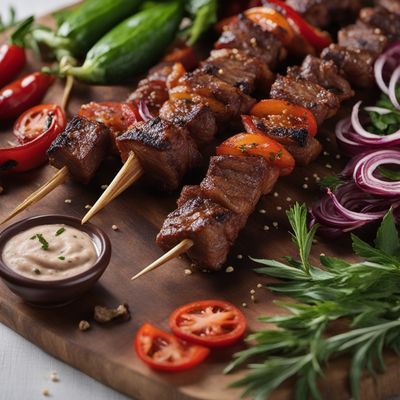 Namibian-style Grilled Meat Skewers