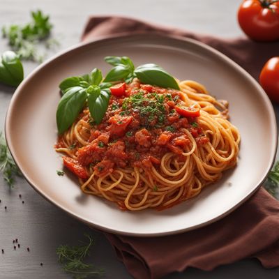 Namibian-style Pasta with Tomato Sauce