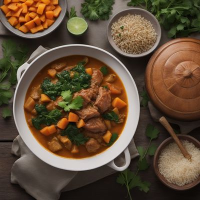 Namibian-style Pork and Rice Stew