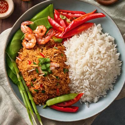 Nasi Goreng Adapted to Brazilian Cuisine