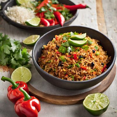 Nasi Goreng Adapted to Latin American Cuisine