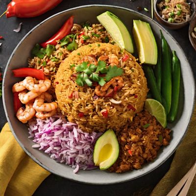 Puerto Rican Nasi Goreng