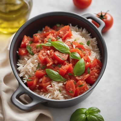 Neapolitan Style Rice with Tomato and Basil